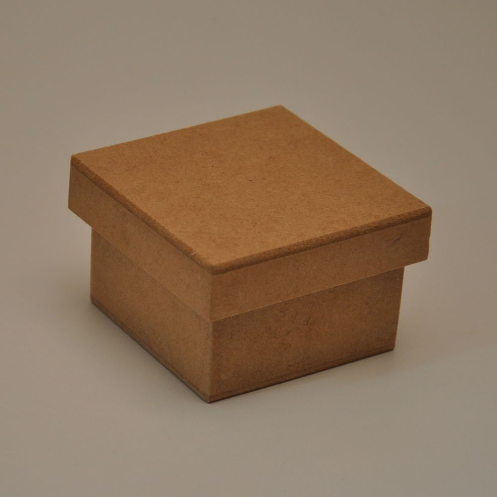 Caixa de MDF Simples 7 x 7 x 5 cm - emporiojanial