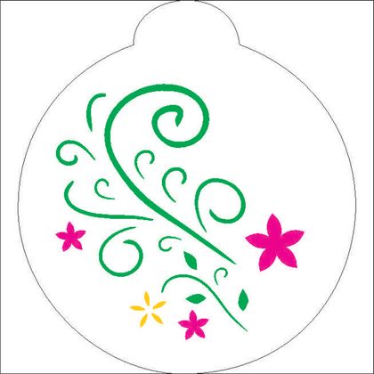 10X10-Redondo---Arabesco-Flor-Estrela---OPA832---Colorido