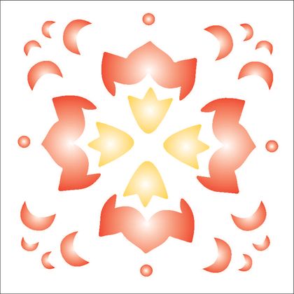 10x10-Simples---Arabesco-Tulipa-II---OPA139---Colorido 10x10-Simples---Arabesco-Tulipa-II---OPA139---Colorido