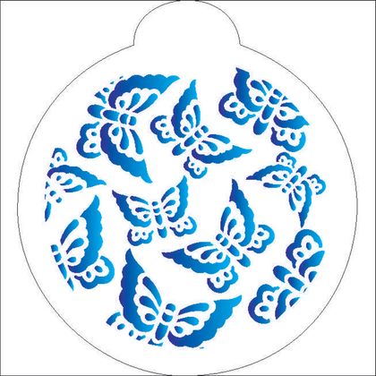 10X10-Redondo---Estamparia-Borboletas---OPA845---Colorido 10X10-Redondo---Estamparia-Borboletas---OPA845---Colorido