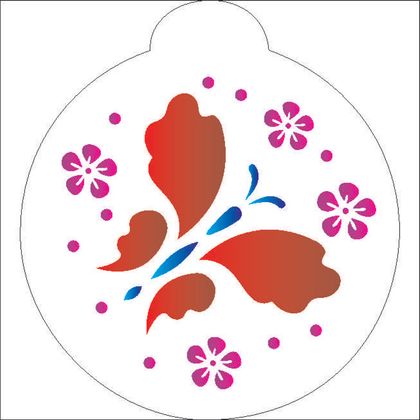 10X10-Redondo---Borboleta-e-Flores-II---OPA826---Colorido 10X10-Redondo---Borboleta-e-Flores-II---OPA826---Colorido