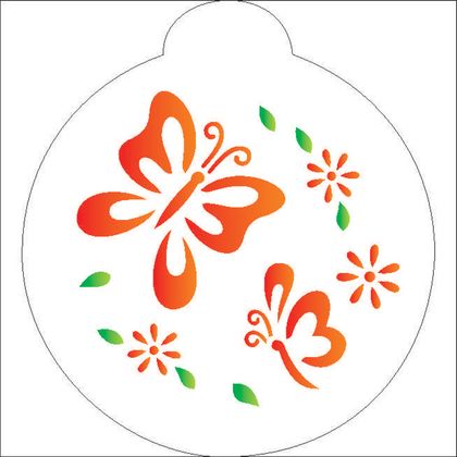 10X10-Redondo---Borboleta-e-Flores-V---OPA829---Colorido 10X10-Redondo---Borboleta-e-Flores-V---OPA829---Colorido