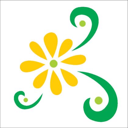 10x10-Simples---Flor-estilizada-II---OPA215---Colorido 10x10-Simples---Flor-estilizada-II---OPA215---Colorido