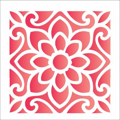 14x14-Simples---Ladrilho-Flor---OPA1735---Colorido 14x14-Simples---Ladrilho-Flor---OPA1735---Colorido