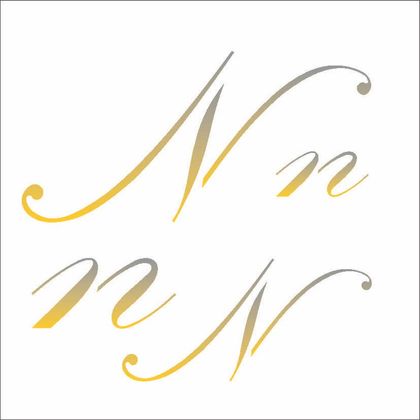 14x14-Simples---Manuscrito-N---OPA1809---Colorido