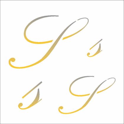 14x14-Simples---Manuscrito-S---OPA1814---Colorido