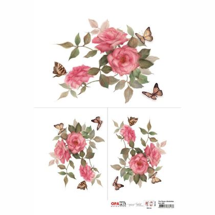 OPAPEL-30X45---Flor-Rosas-e-Borboletas---2483---7898507338138 OPAPEL-30X45---Flor-Rosas-e-Borboletas---2483---7898507338138