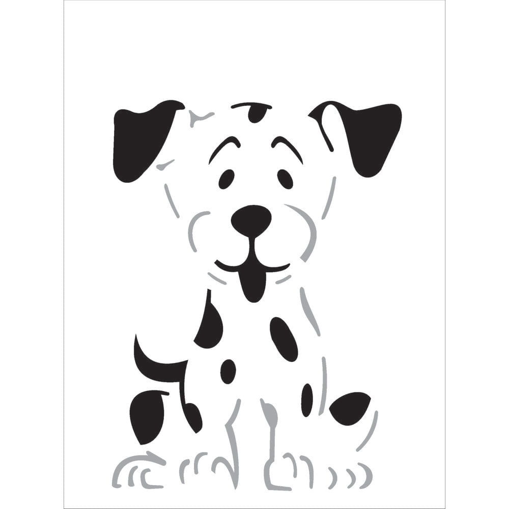 Stencil para Pintura 15 x 20cm - OPA2167 - Pet Cachorro - OPA -  emporiojanial