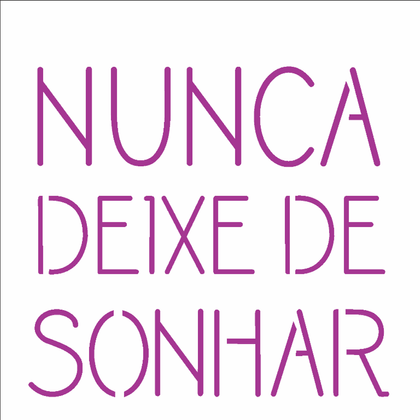 14x14-Simples---Frase-Nunca-Deixe-de-Sonhar---OPA2438