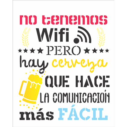 20X25-Simples---Frase-No-Tenemos-Wifi---OPA2860 20X25-Simples---Frase-No-Tenemos-Wifi---OPA2860
