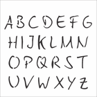 3130---10x10-Simples---Alfabeto-Micro-Maiusculo-15cm 3130---10x10-Simples---Alfabeto-Micro-Maiusculo-15cm