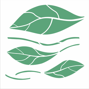 3124---305x305-Simples-Organico-Folhas-I