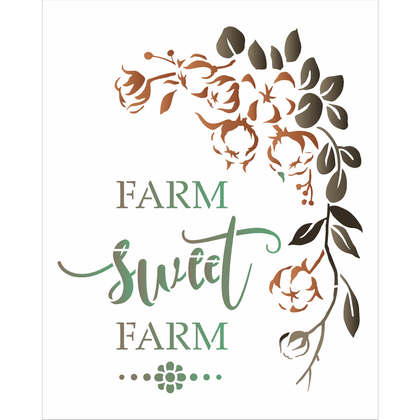 3178---20x25-Simples---Frase-Farm-Sweet-Farm 3178---20x25-Simples---Frase-Farm-Sweet-Farm