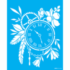 3446---20x25-Simples---SteamPunk-Art-Relogio-com-Flores 3446---20x25-Simples---SteamPunk-Art-Relogio-com-Flores
