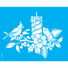 3456---20x25-Simples---Vela-com-Arranjo-e-Passaro 3456---20x25-Simples---Vela-com-Arranjo-e-Passaro